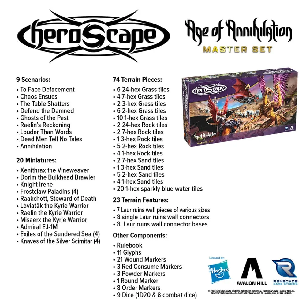 Heroscape Board Game – Age of Annihilation Master Set 2