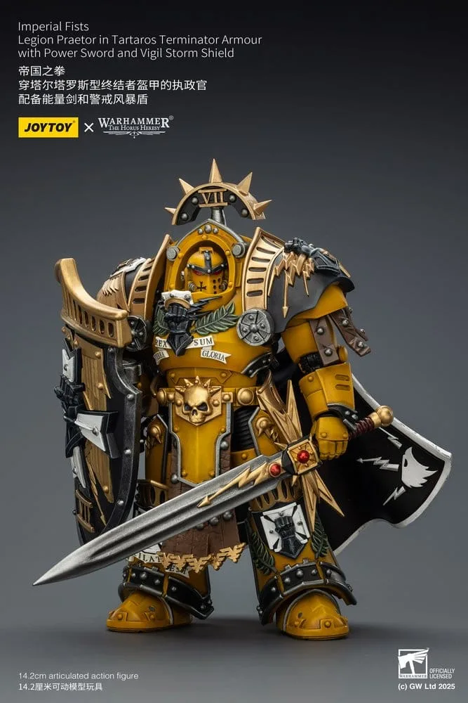 Warhammer Action Figure – Imperial Fists Legion Praetor 14 cm 3