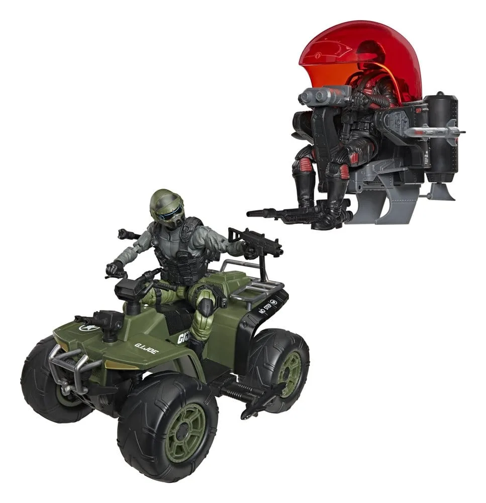 G.I. Joe Figure and Vehicle Set – Snake Eyes vs Stealth Viper 15 cm