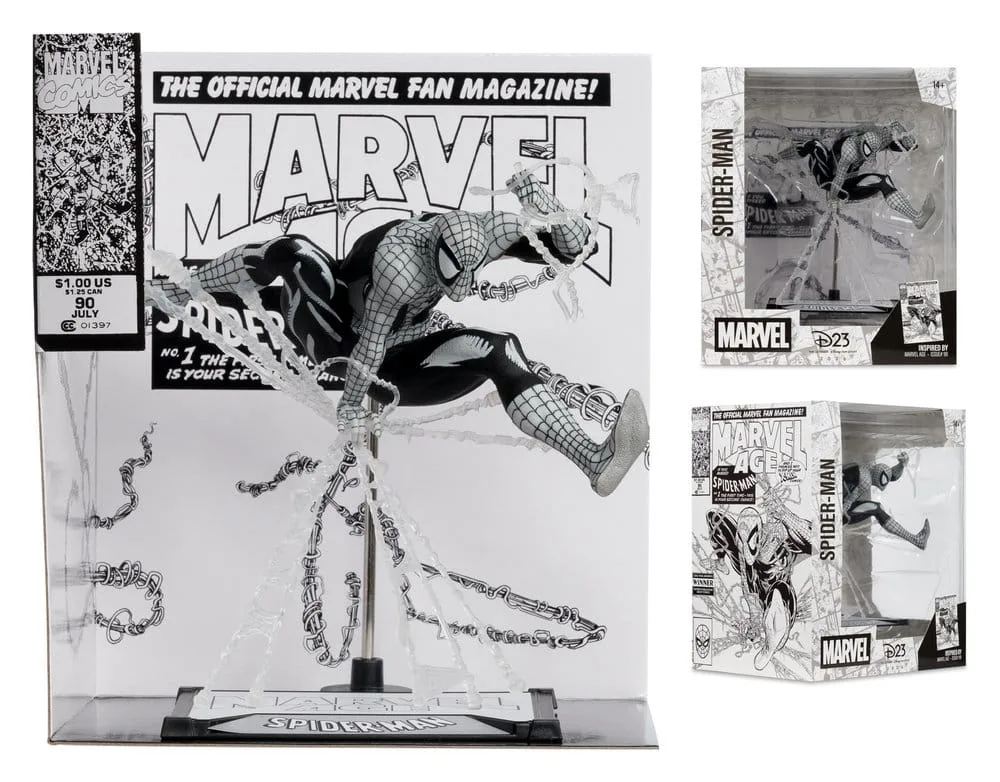 Marvel PVC Statue – Spider-Man Marvel Age 90 Line Art 18 cm 4
