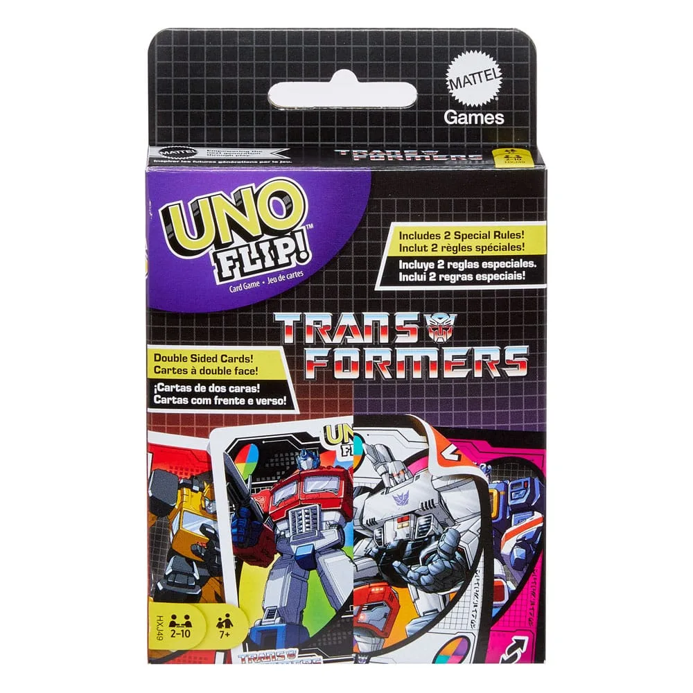 Transformers Card Game – UNO Flip