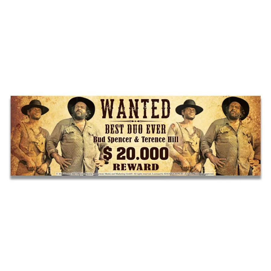 Bud Spencer & Terence Hill Enamel Mug – Wanted 500 ml 2