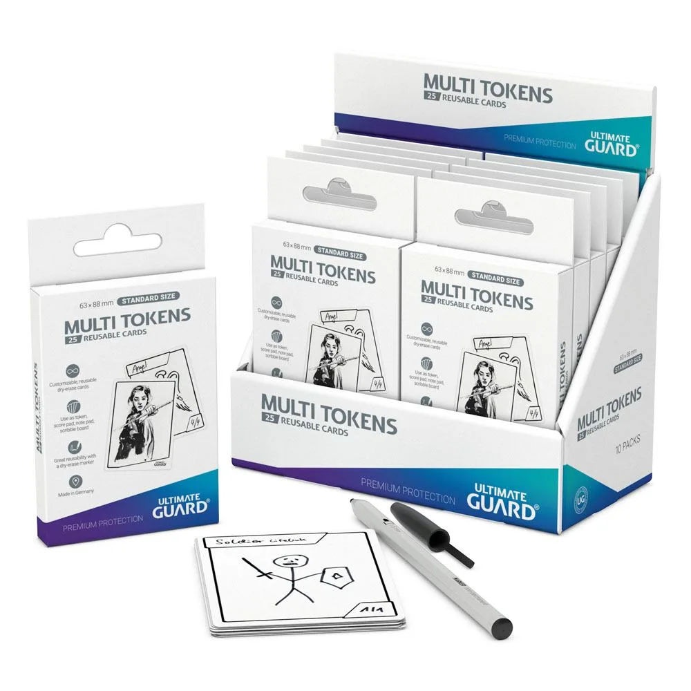 Ultimate Guard Multi Tokens – 25 Reusable Cards 63 x 88 mm 16