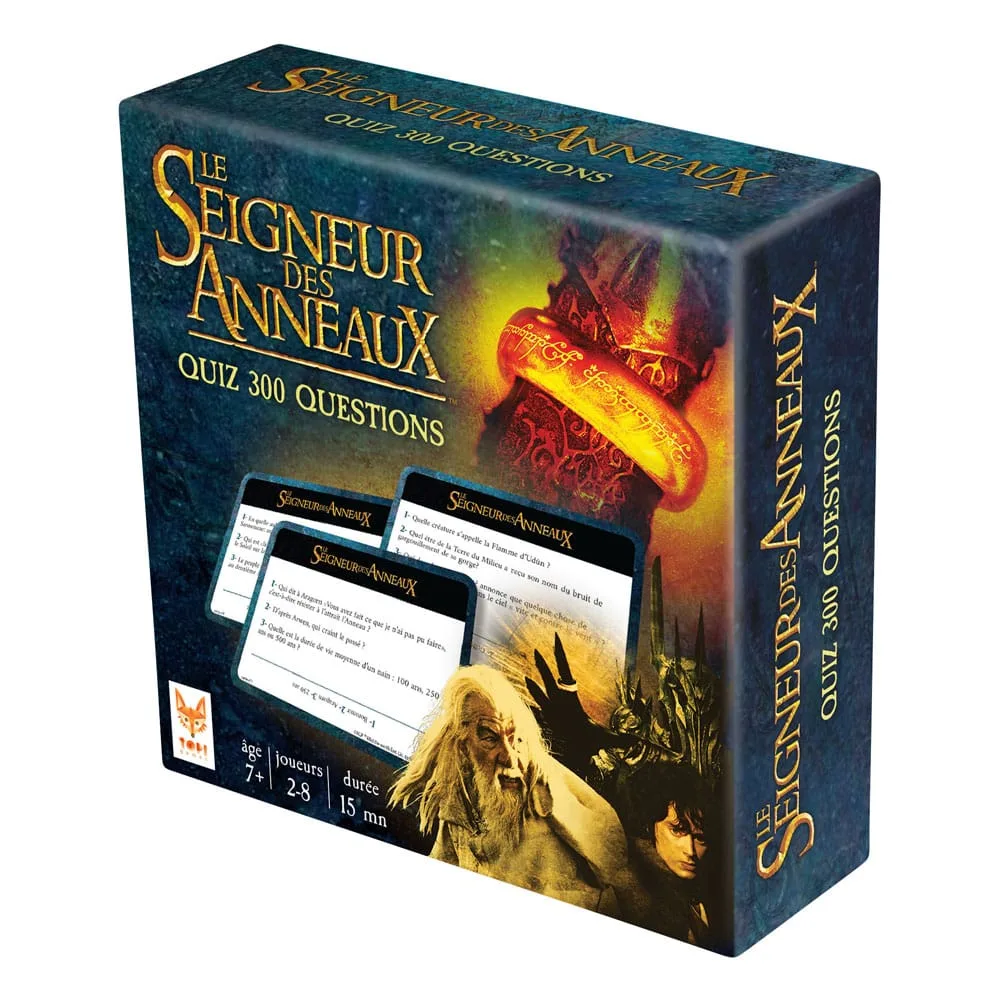 Lord of the Rings Quiz Card Game – 300 Questions French Version
