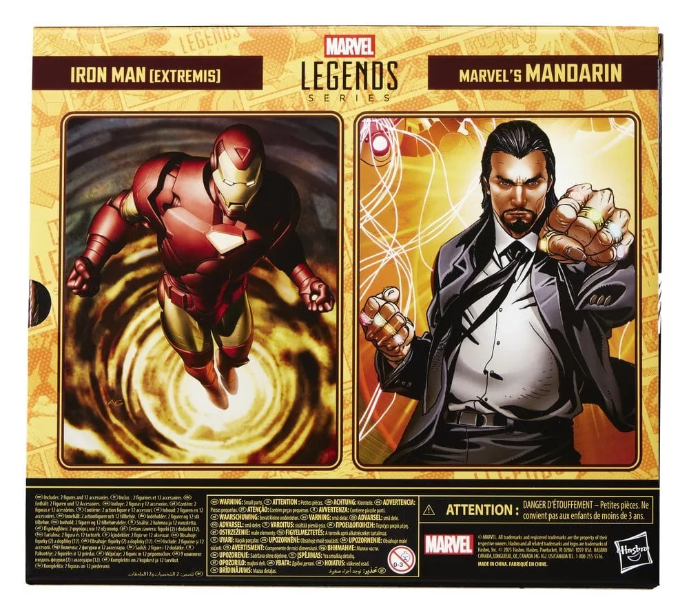 Marvel Action Figure 2-Pack – Extremis Iron Man and Mandarin 15 cm 6
