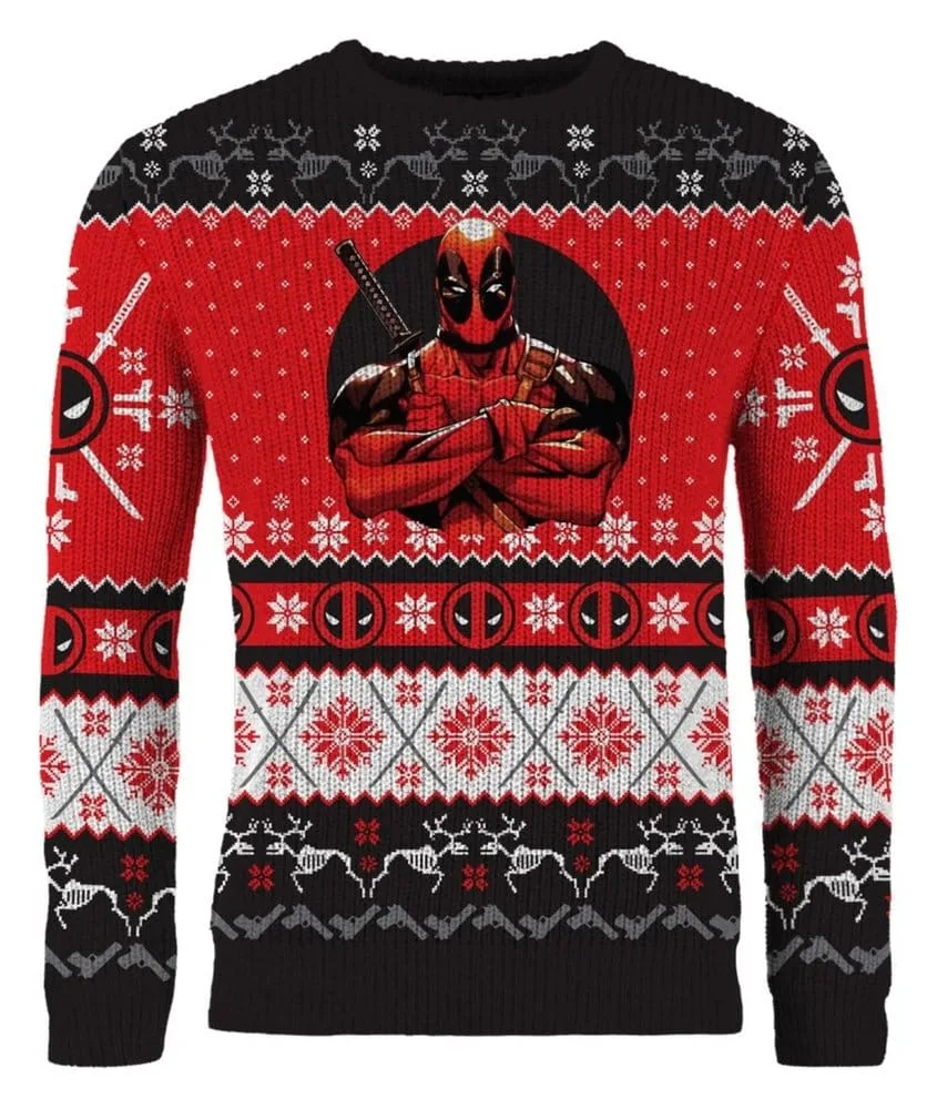 Deadpool Sweater – Knitted Christmas Design 1