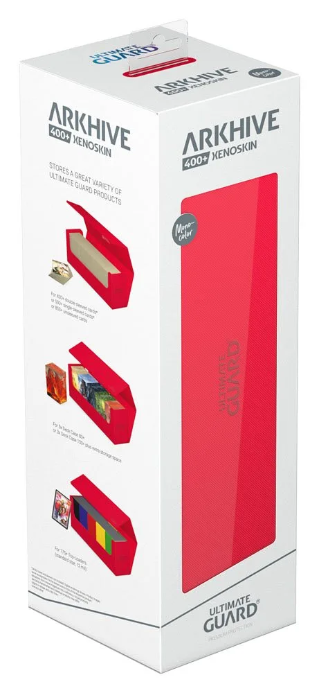 Ultimate Guard Card Storage Box – Arkhive 400+ Xenoskin Red 14