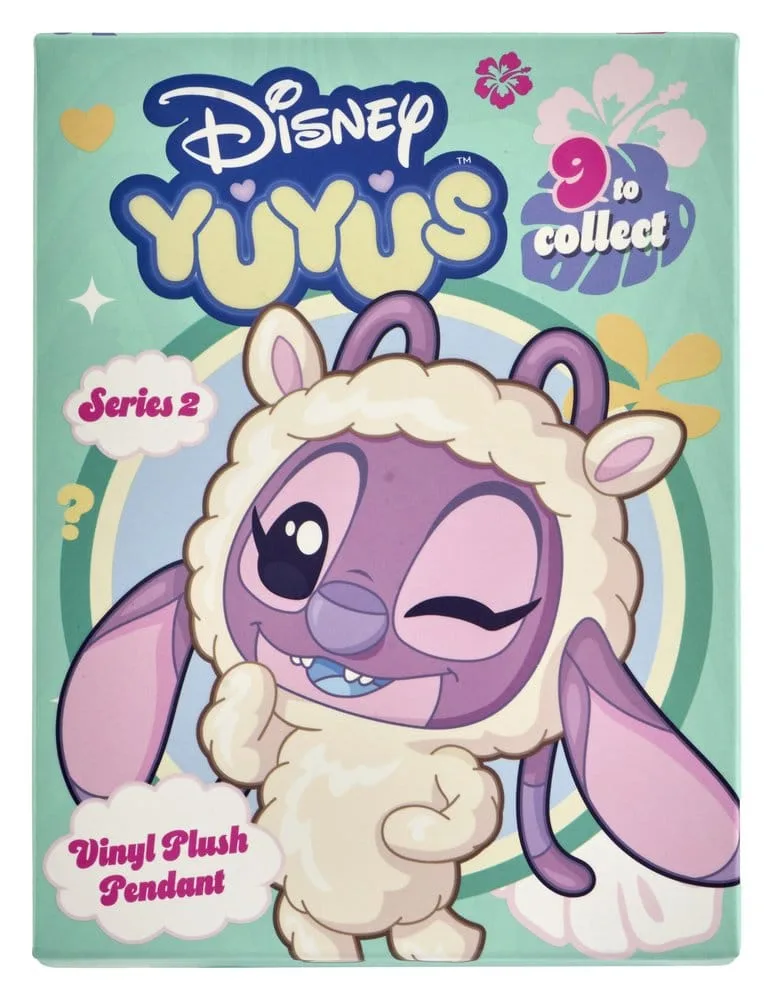 Disney Plush Keyrings – Stitch & Angel YuYus Wave 2 Display 13 cm 4