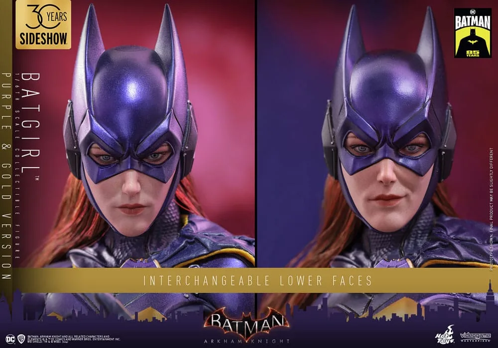 Batman Arkham Knight Action Figure – Batgirl Purple and Gold 30 cm 15