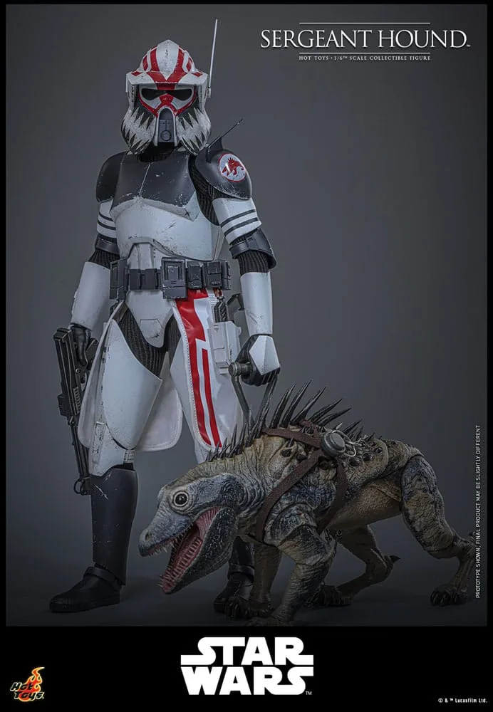 Star Wars The Clone Wars Action Figure – Sergeant Hound 30 cm 6