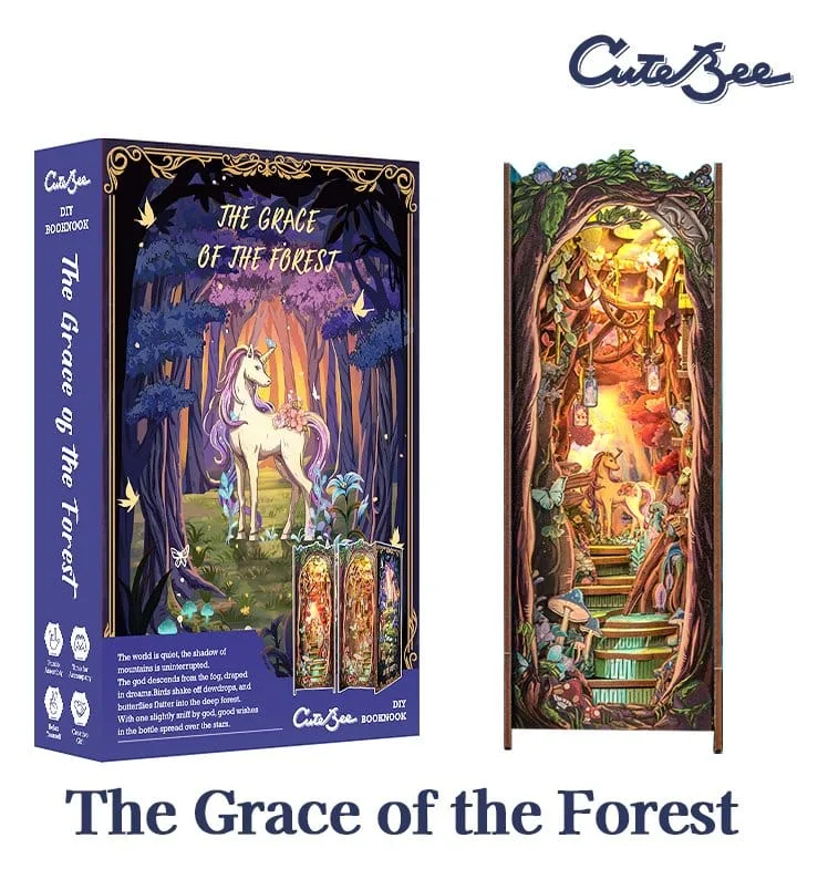 The Grace of Forest Book Nook – Wooden Puzzle 22 x 8 cm 13