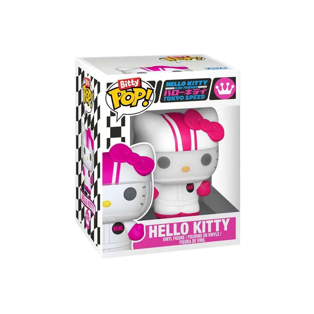 Sanrio Vinyl Figure – Bitty Pop Ride Hello Kitty Racecar 2.5 cm 3