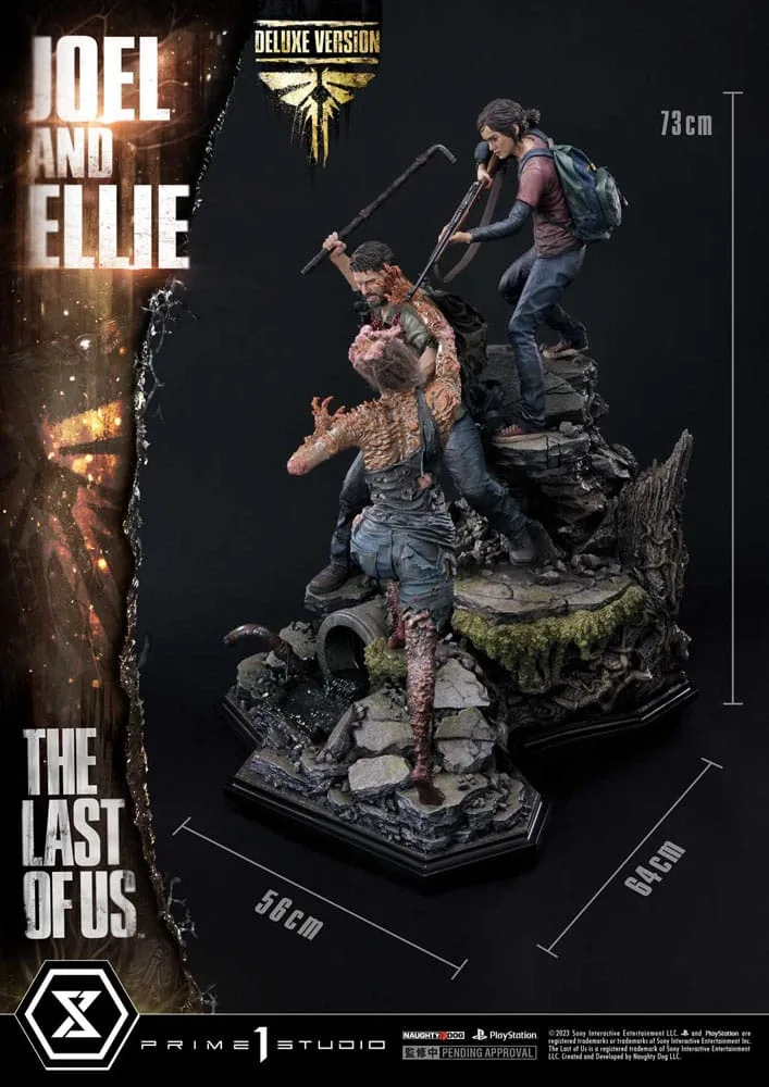 The Last of Us Part I Statue – Joel & Ellie DX Bonus 73 cm 3