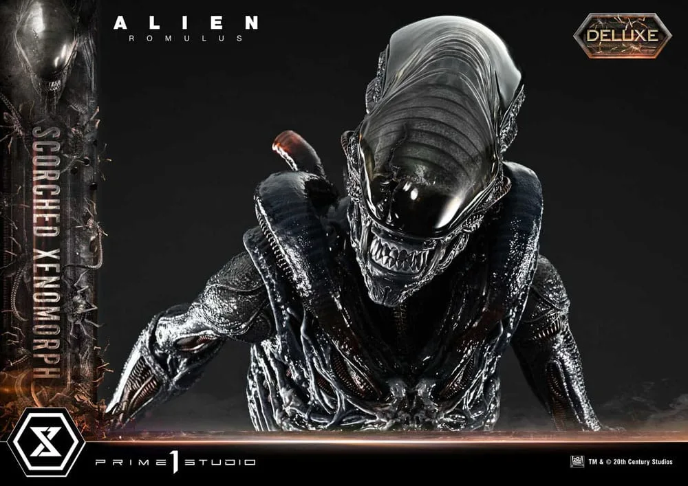 Alien Romulus Statue – Scorched Xenomorph Deluxe 98 cm 17