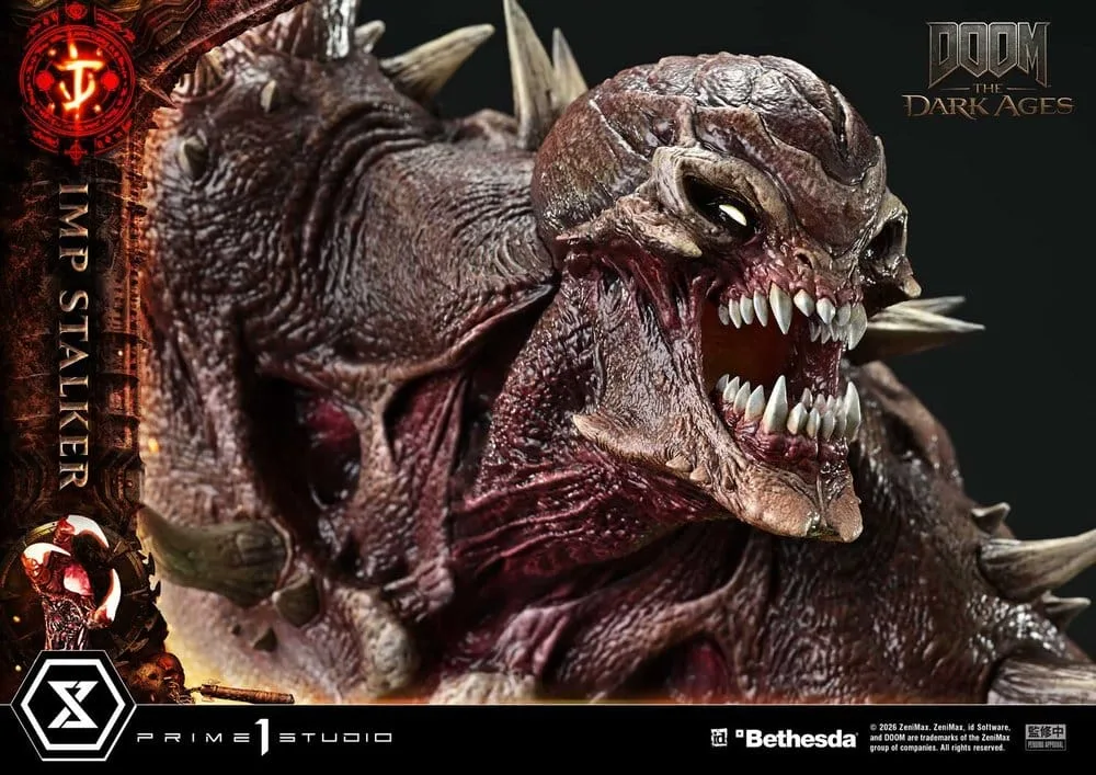 DOOM The Dark Ages Statue – Imp Stalker Bonus Version 77 cm 11