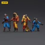 Zombie Dark Source Action Figures – Biochemical Lab Team 4-Pack 8 cm 5