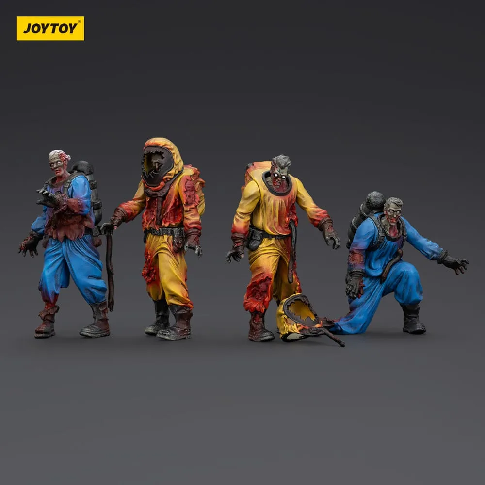 Zombie Dark Source Action Figures – Biochemical Lab Team 4-Pack 8 cm 5