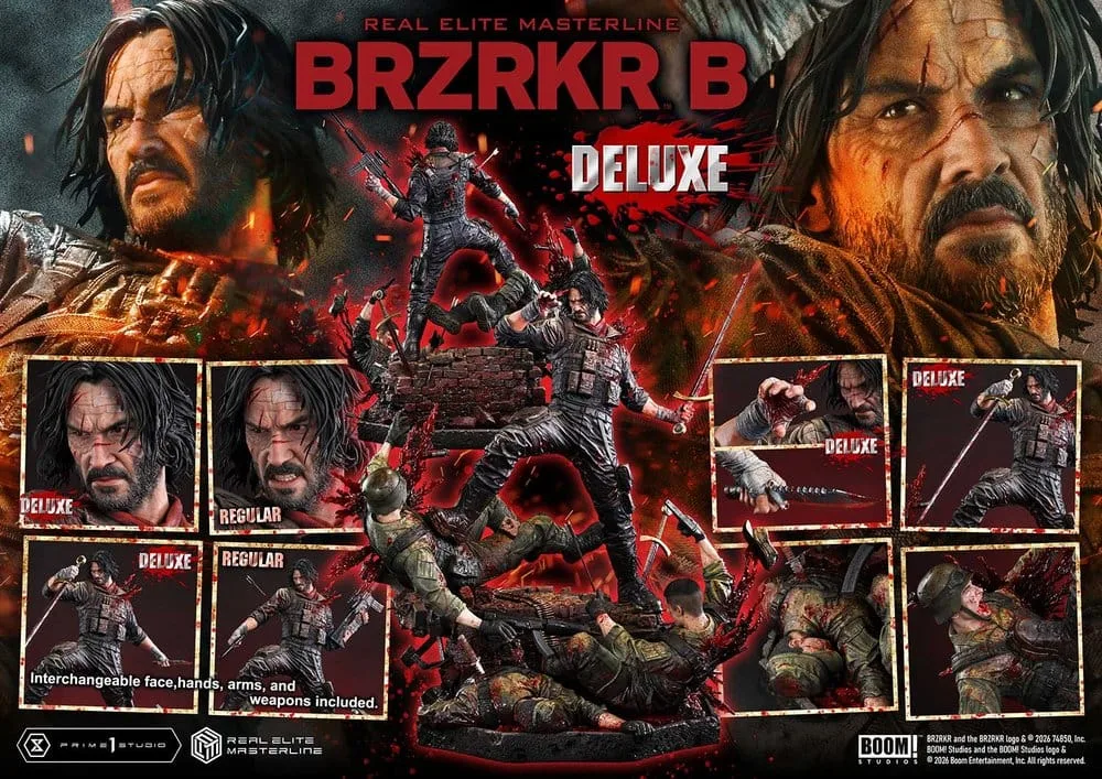 BRZRKR Statue – B DX Bonus Version 70 cm 13