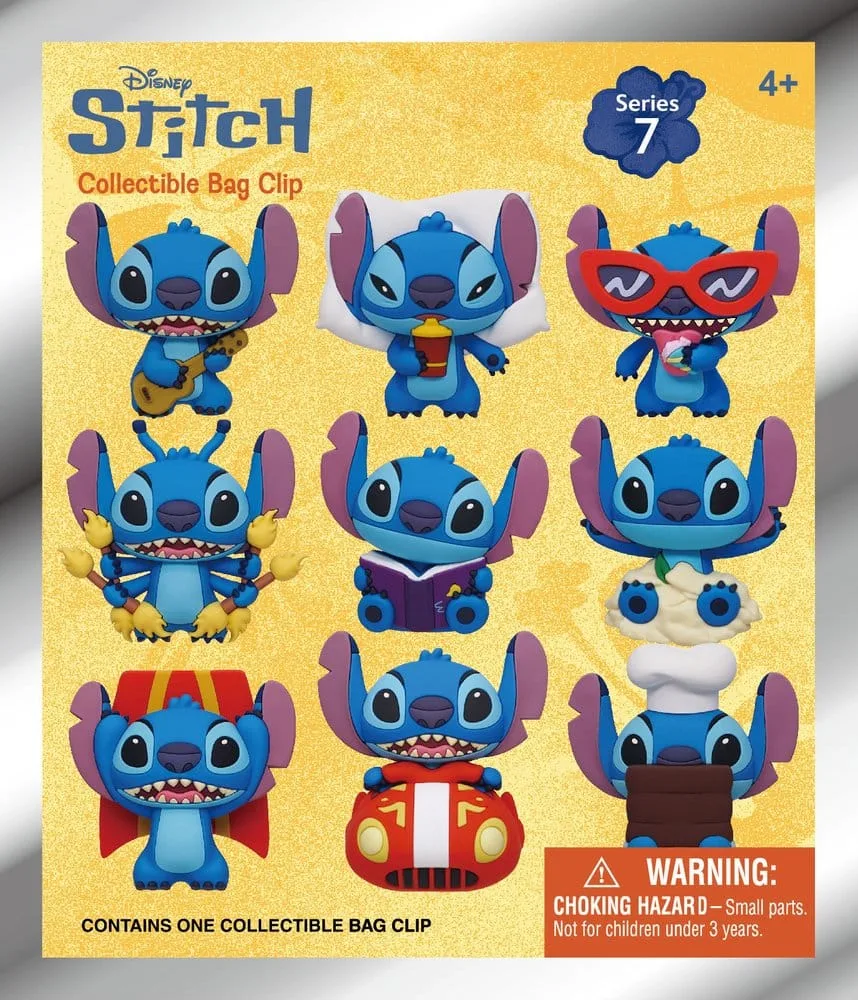 Lilo & Stitch Bag Clips – Series 7 Display of 24 3