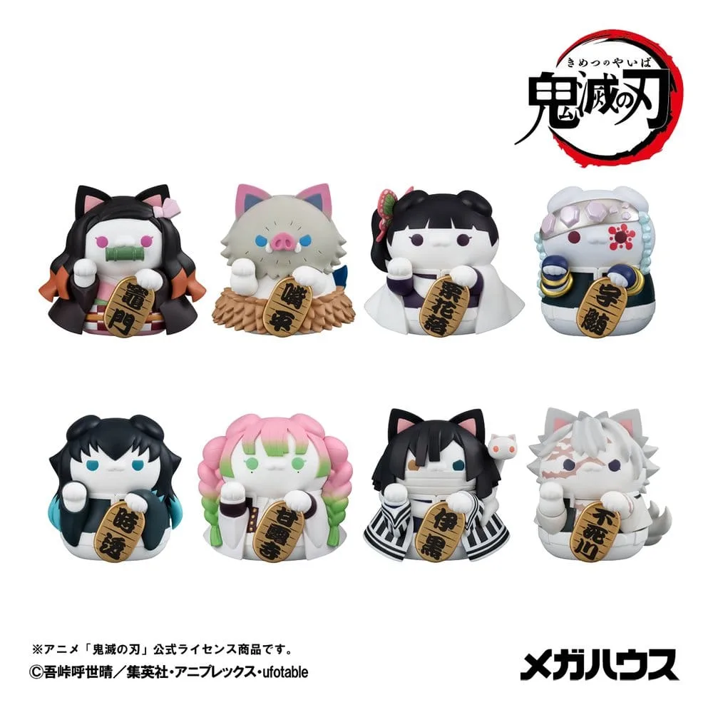 Demon Slayer Minifigures – Fortune Cats Ver. 02 Display of 8 6 cm