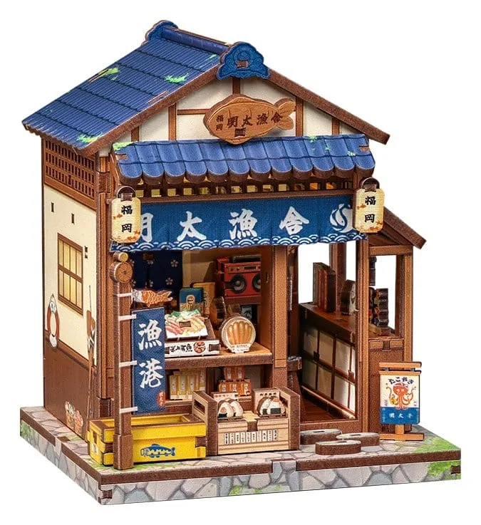 Fukuoka Mentaiko Kitchen Model Kit – Miniature House 11 x 9 cm 6