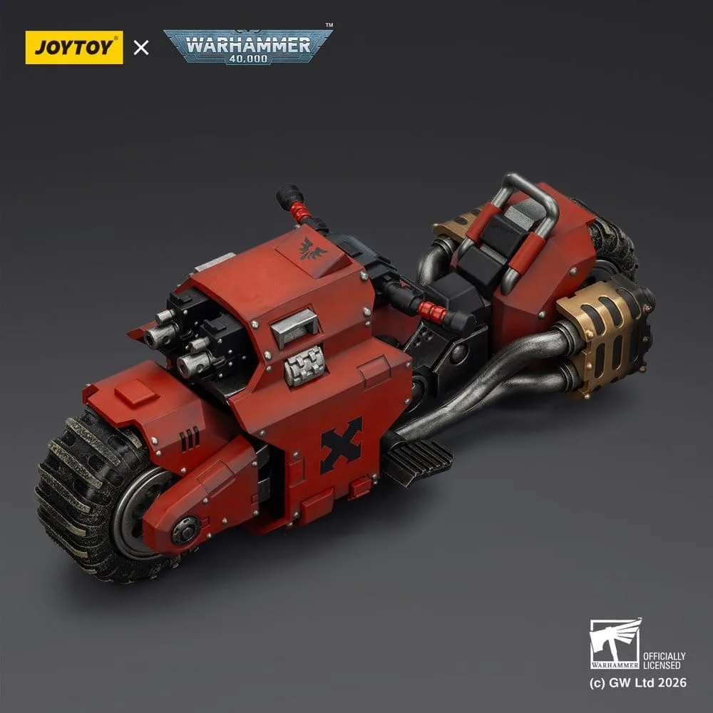 Warhammer 40,000 Combat Bike – Blood Angels Raider-Pattern 22 cm 6