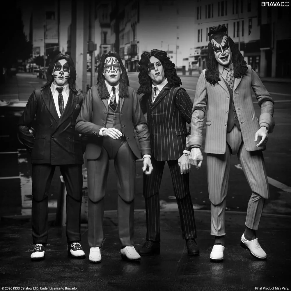KISS Action Figures – Dressed to Kill 4-Pack 18 cm 4