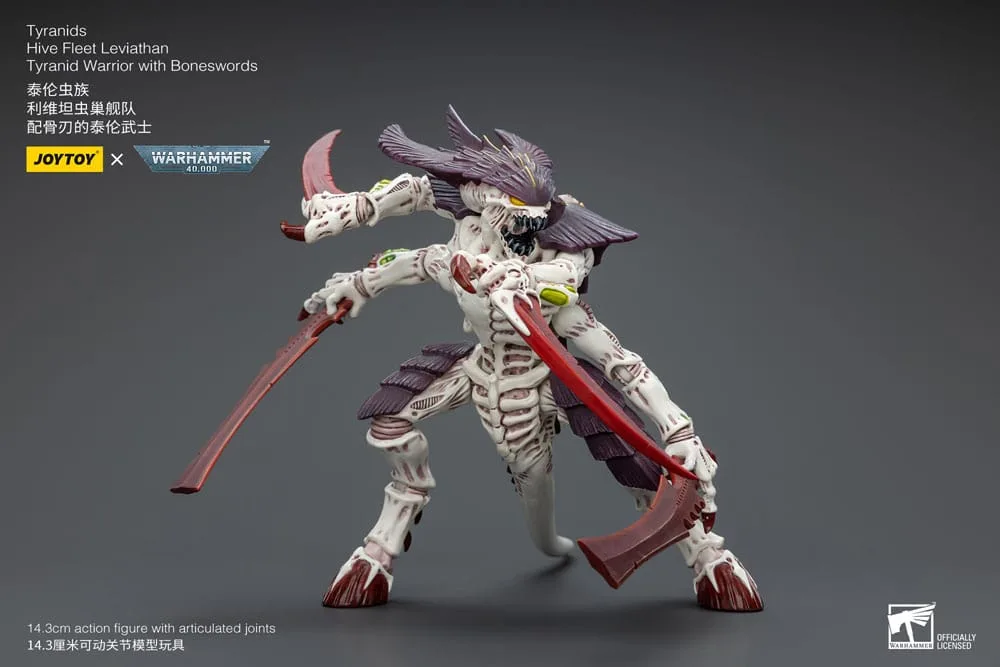 Warhammer 40k Action Figure – Tyranid Warrior with Boneswords 12 cm 3