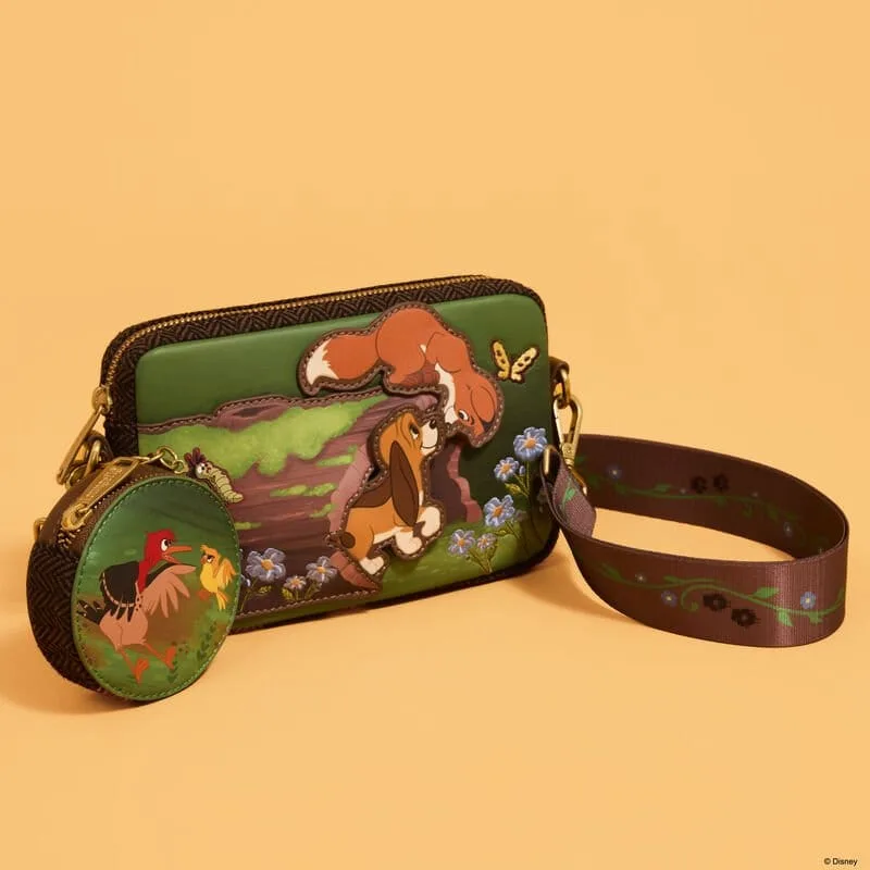 The Fox and the Hound Stofftasche – Tod & Vixey 38 cm 3