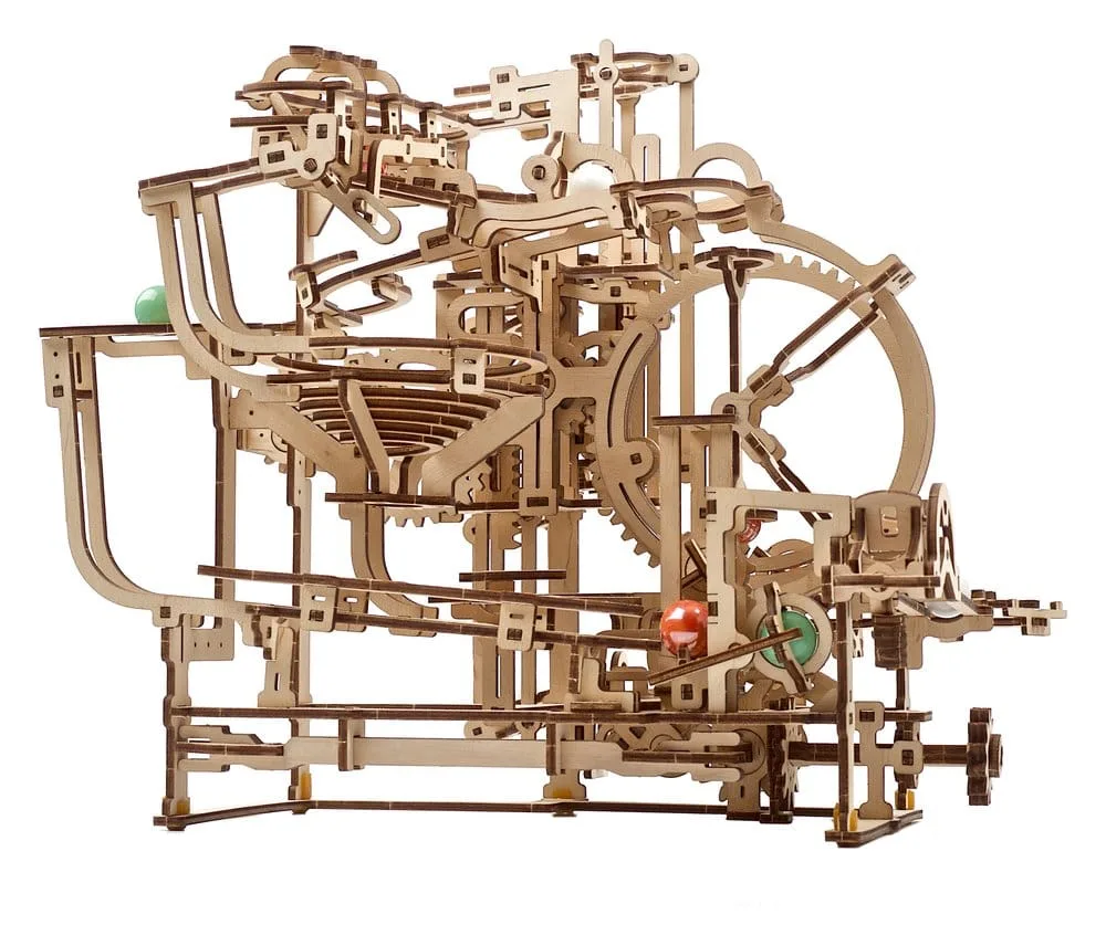 Ugears Wooden Model Kit – Marble Run Stepped Hoist 4