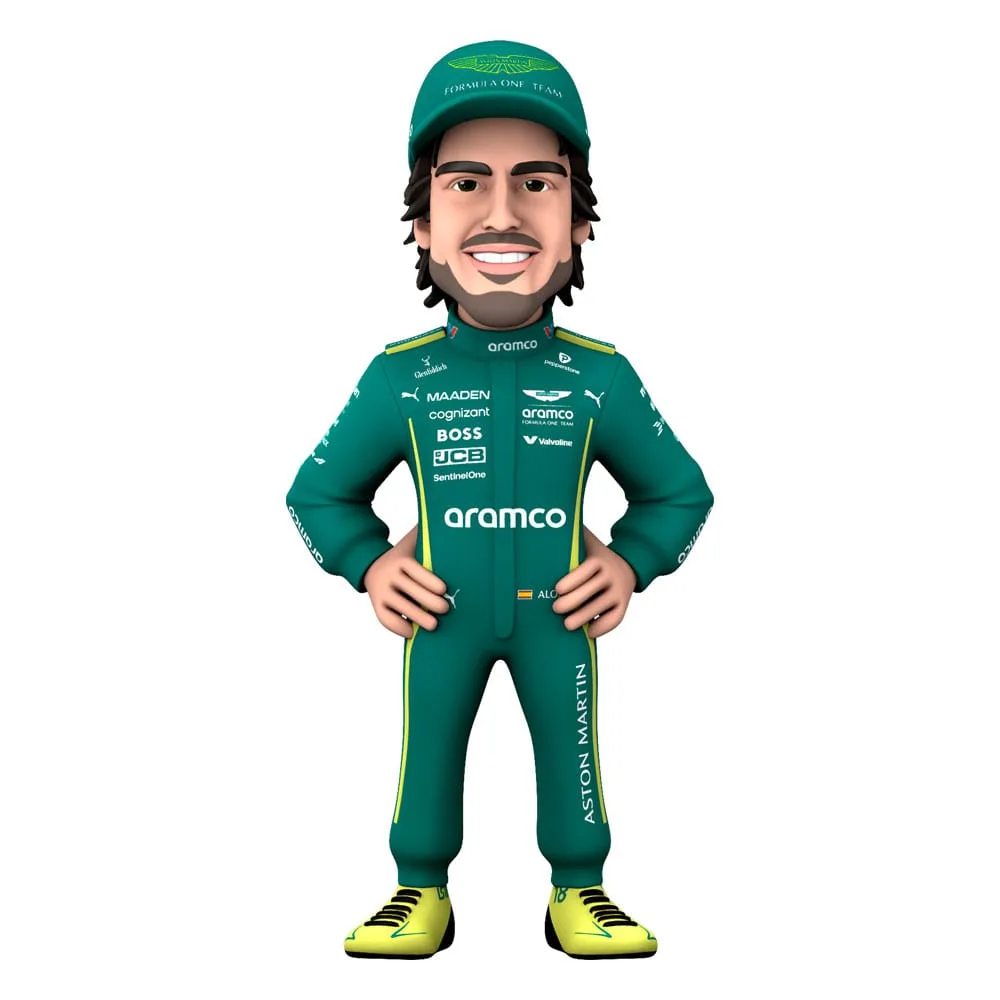 Formula 1 Figure – Minix Fernando Alonso Aston Martin 12 cm