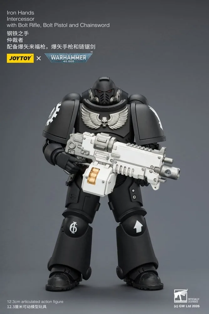 Warhammer 40,000 Action Figure – Iron Hands Intercessor 12.3 cm 11