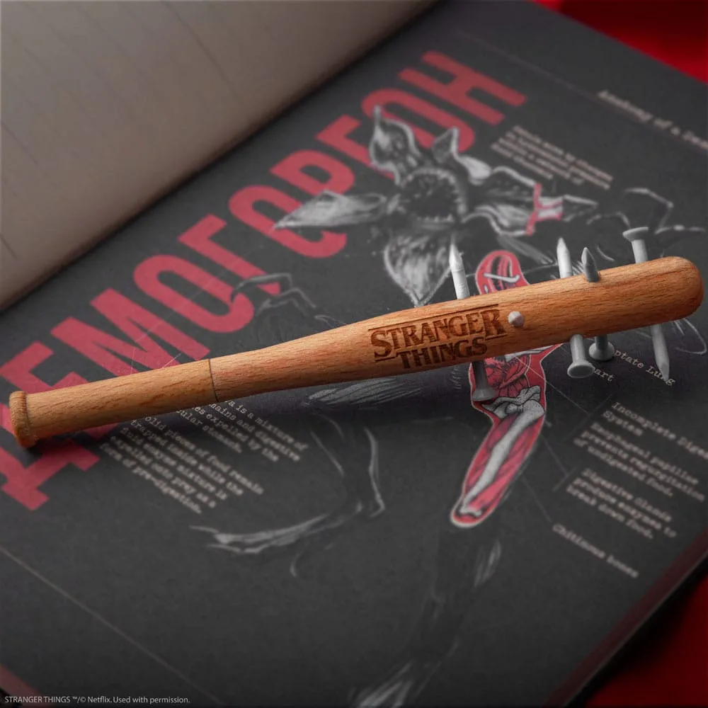 Stranger Things Pen – Spiked Bat with Pin 13 cm 2