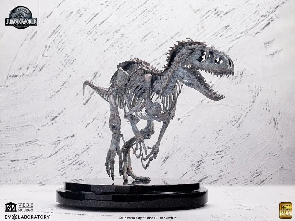 Jurassic World Statue – Indominus Rex Skeleton Bronze 24 cm 6