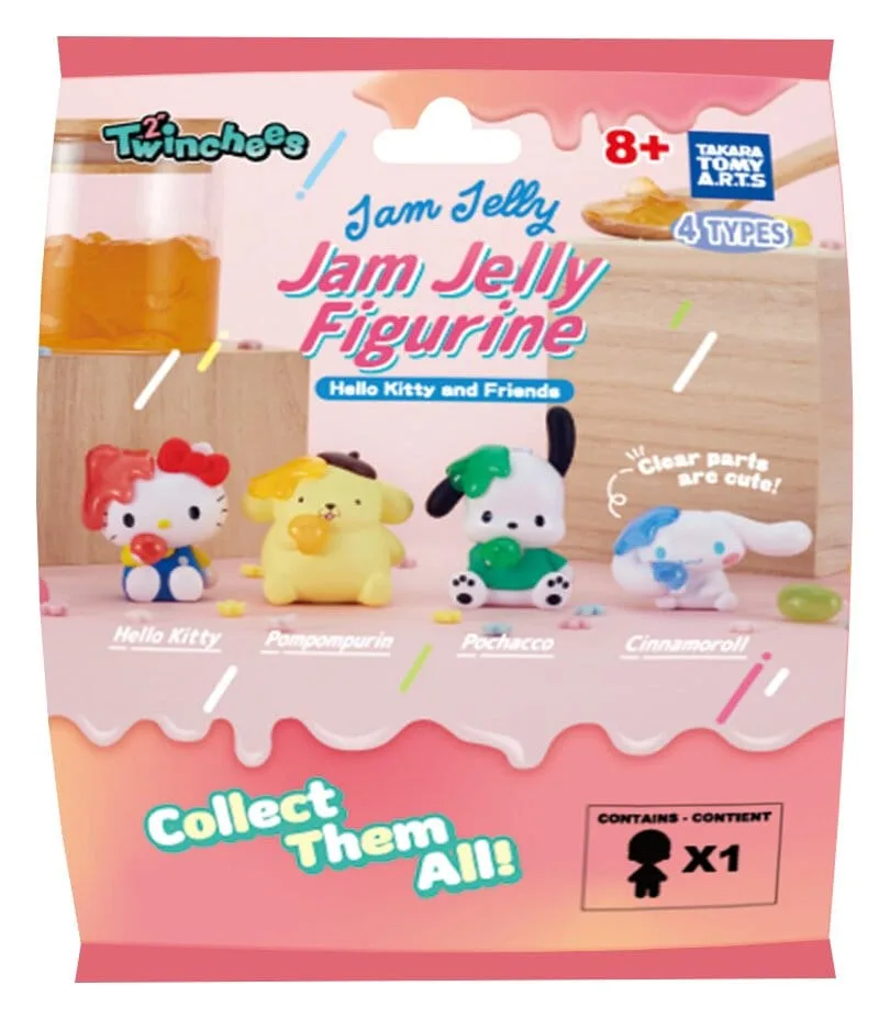 Sanrio Mini Figures – Twinchees Jam Jelly 24 Pack Display 5 cm 2
