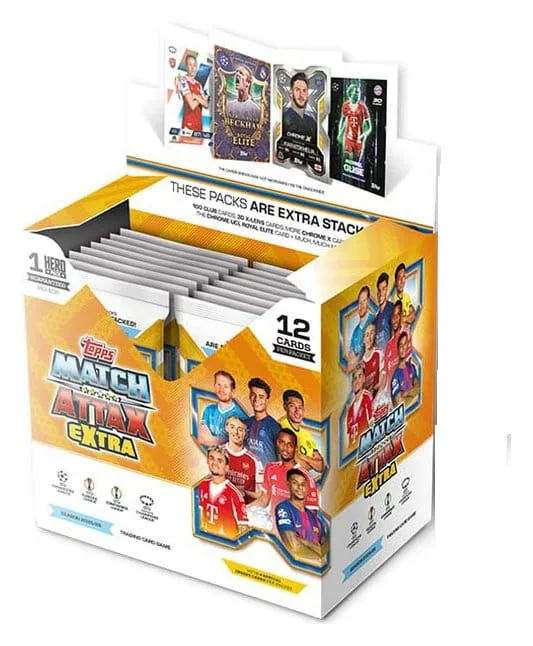UEFA Champions League Booster Display – Match Attax Extra 2025/26