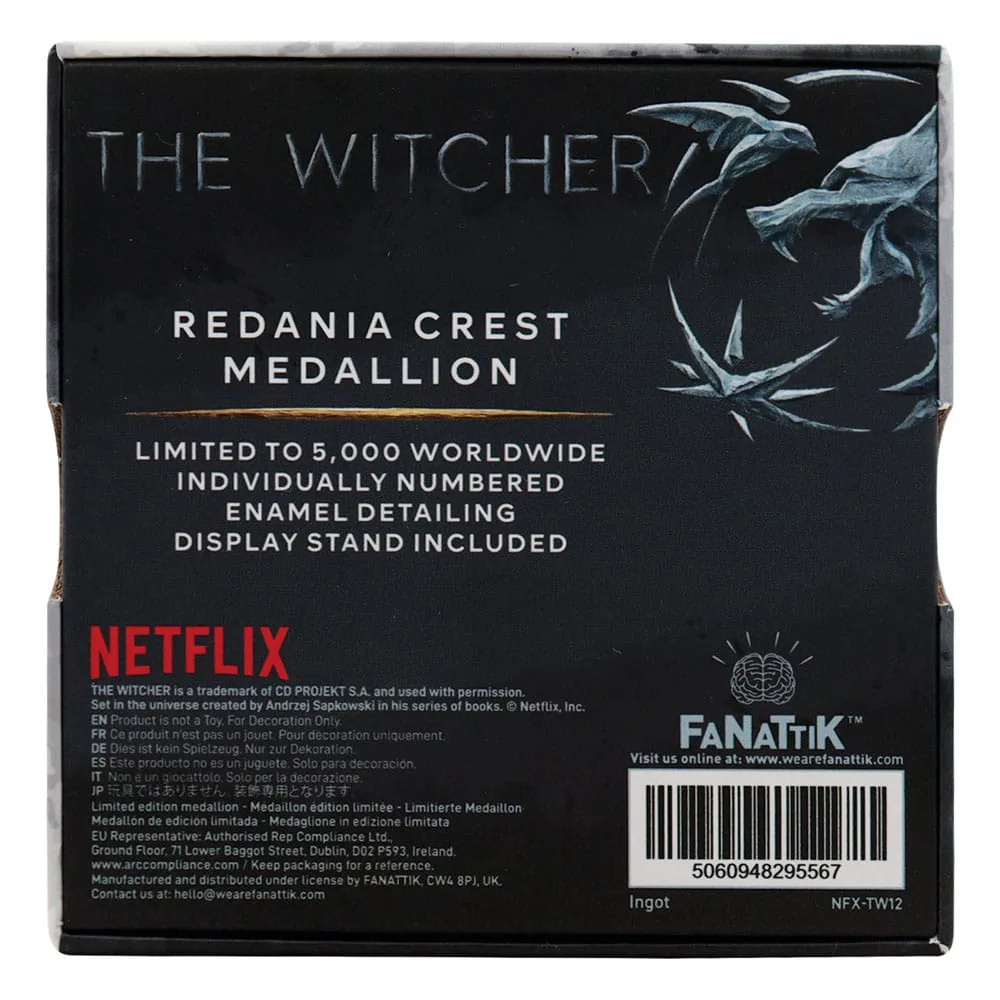 The Witcher Medallion – Redania Crest Limited Edition 70 mm 3
