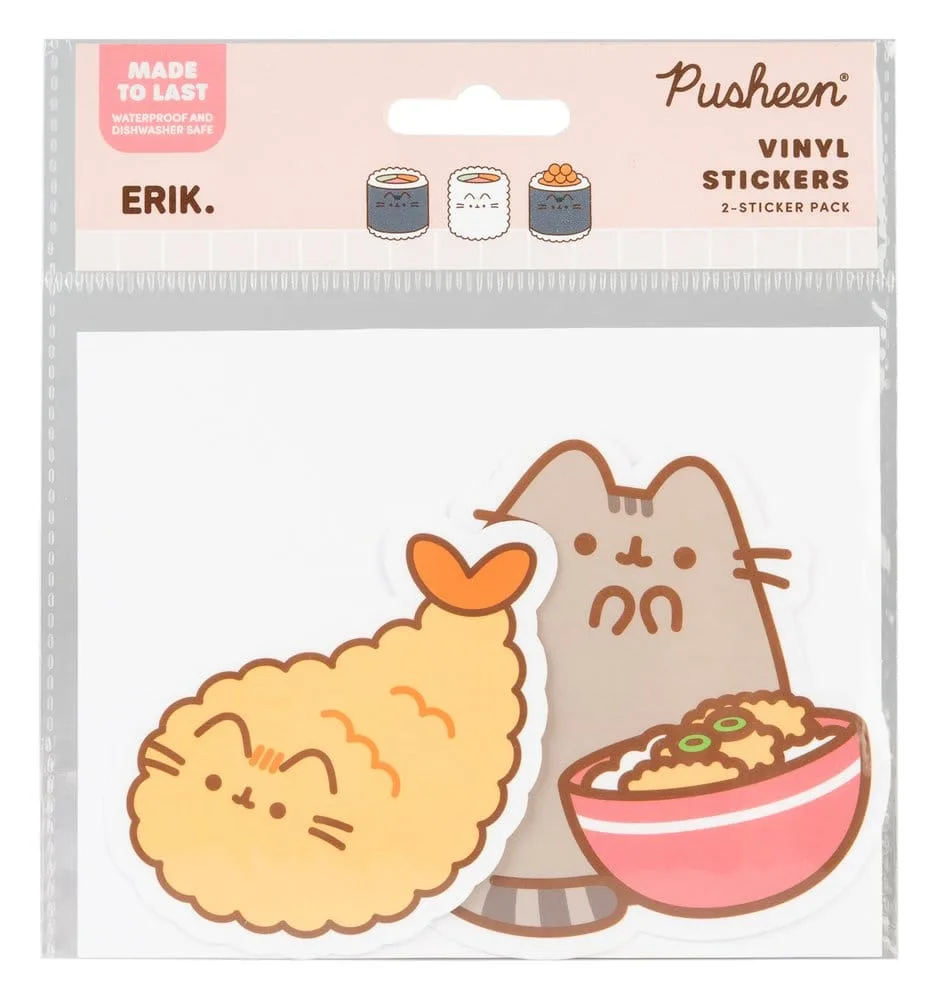 Pusheen Vinyl Stickers – Sushi Roll Vol 2 Set of 2