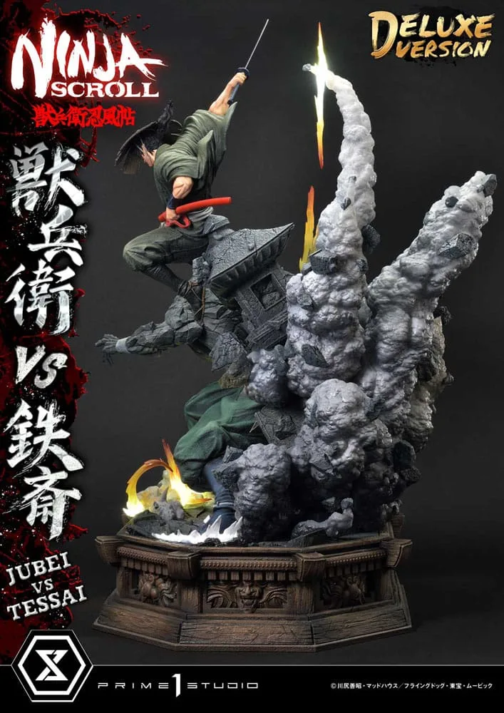 Ninja Scroll Statue – Jubei vs Tessai Deluxe 101 cm 7