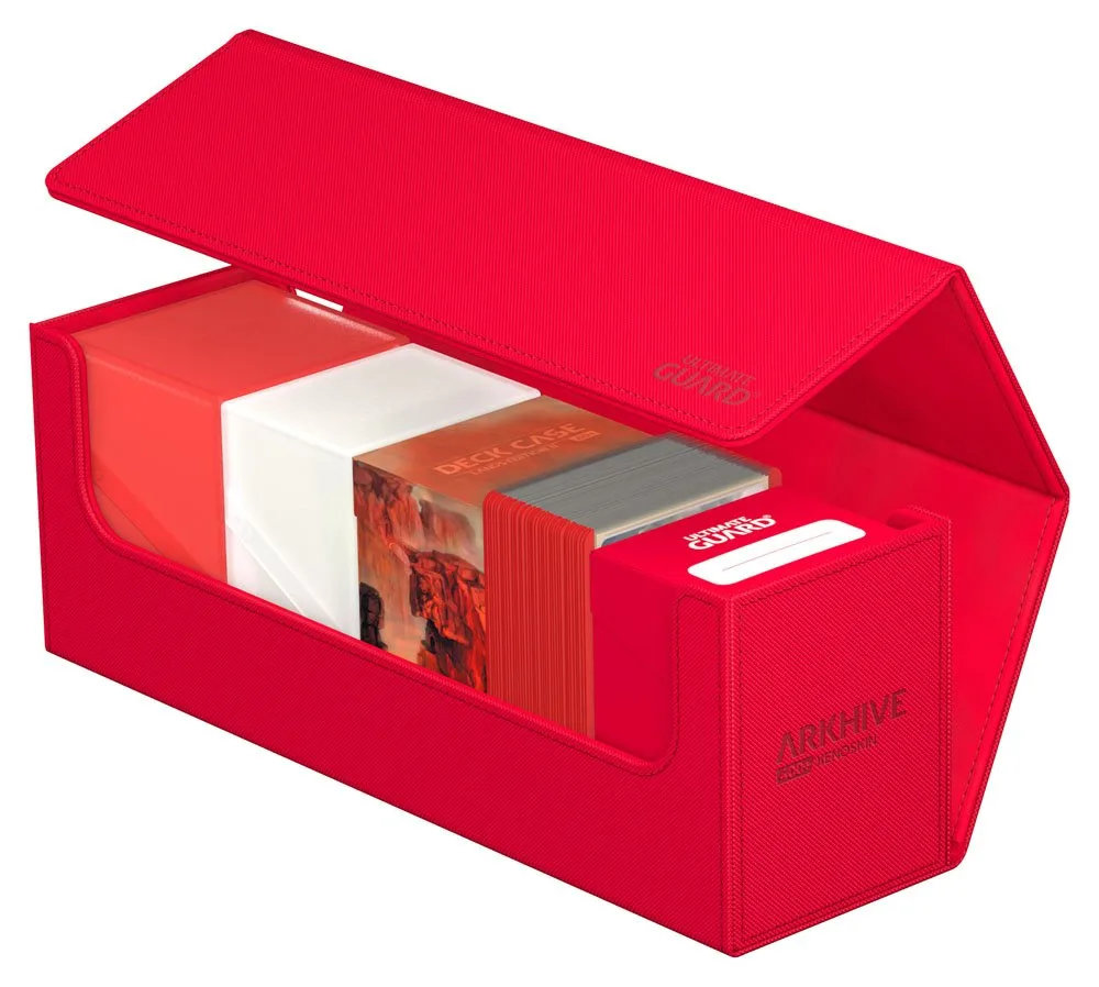 Ultimate Guard Card Storage Box – Arkhive 400+ Xenoskin Red 10