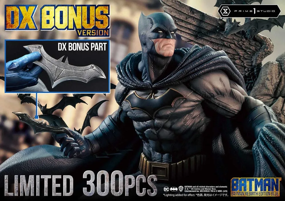 Batman Statue – Rebirth Blue Deluxe Bonus Version 71 cm 10
