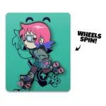 Scott Pilgrim Pin Badge – Skating Ramona 5 cm 2