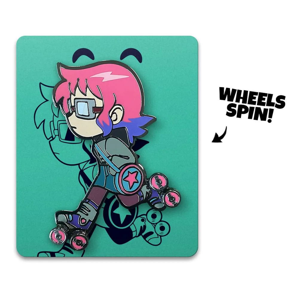 Scott Pilgrim Pin Badge – Skating Ramona 5 cm 2