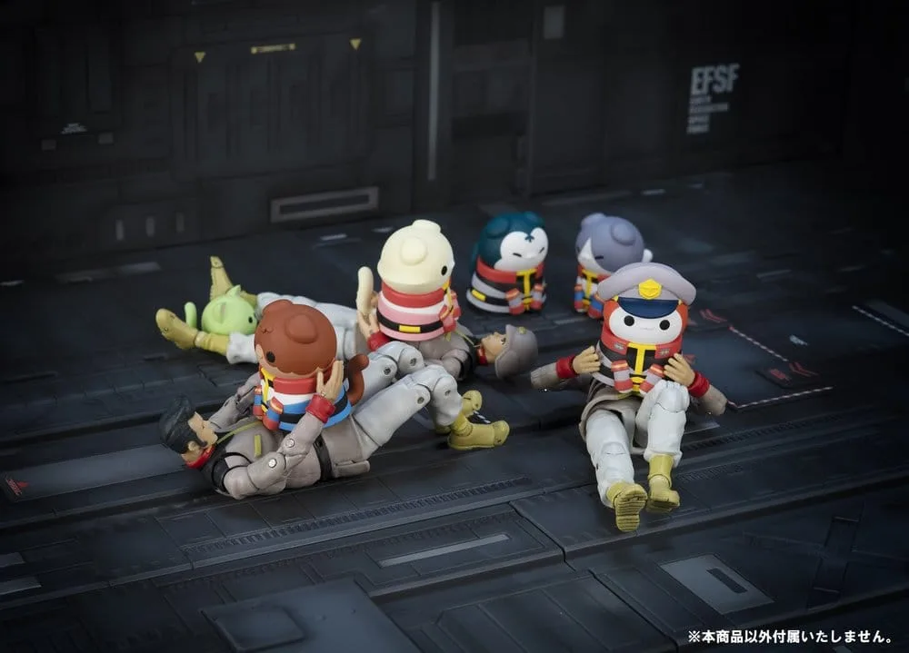 Gundam Mini Figures – Nyandam Earth Federation Blind Box Set of 8 12