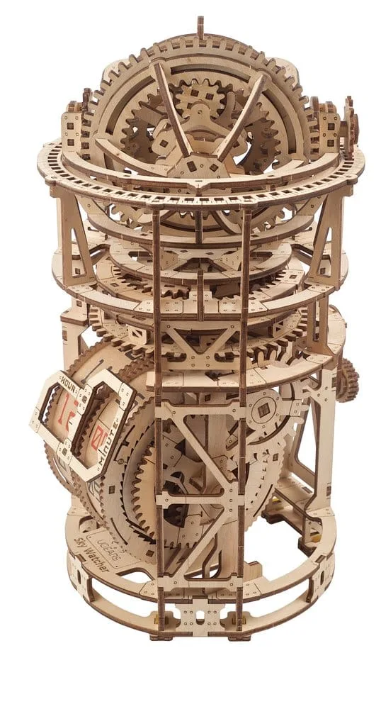 Ugears Wooden Model Kit – Sky Watcher Tourbillon Table Clock 18