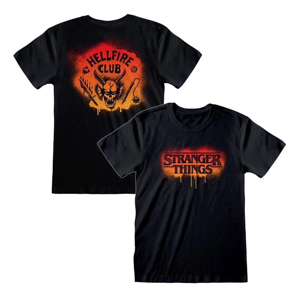 Stranger Things T-Shirt – Spray Paint Hellfire M