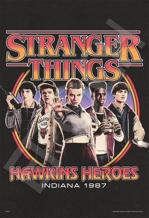 Stranger Things 1000-Piece Puzzle – Hawkins Heroes 26 x 38 cm