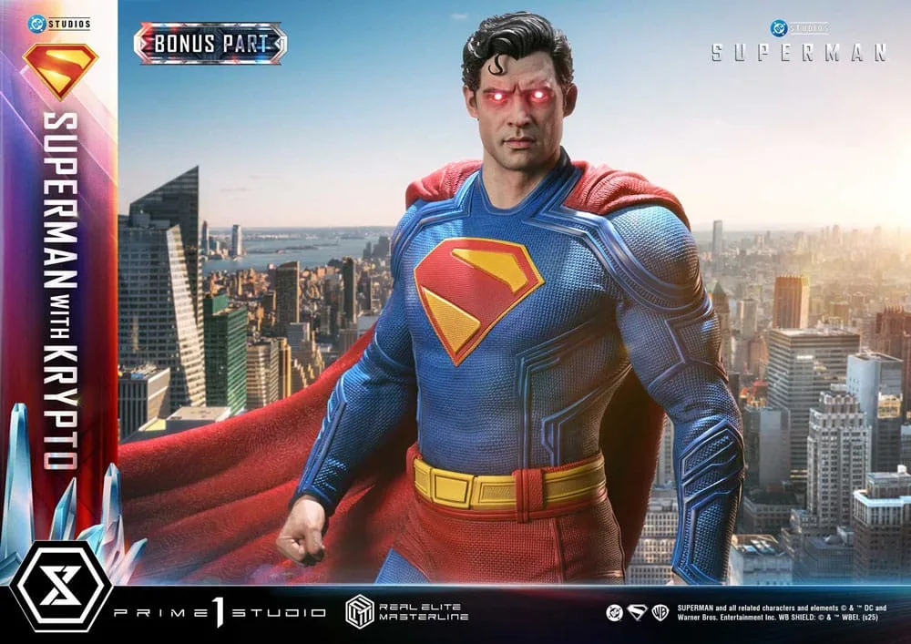 Superman 2025 Statue – With Krypto Bonus Version 95 cm 9