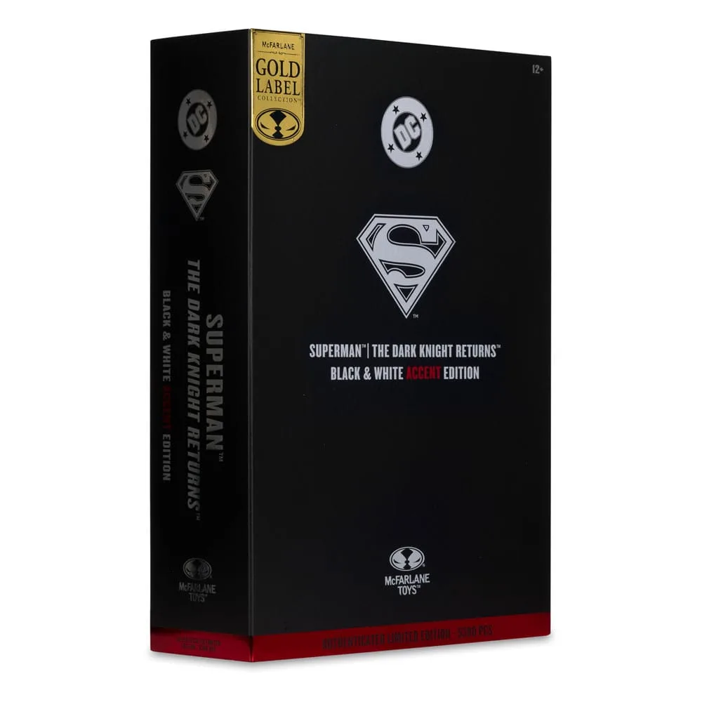 DC Action Figure – Superman Black & White Accent Edition 18 cm 9