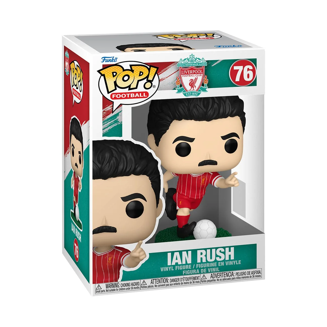Liverpool Vinyl Figure – Funko Pop Ian Rush 9 cm 2